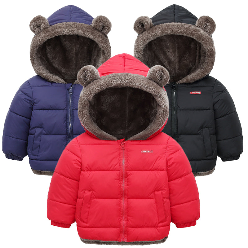 Gepolsterte Jacke mit Kapuze – Komfort und Schutz!