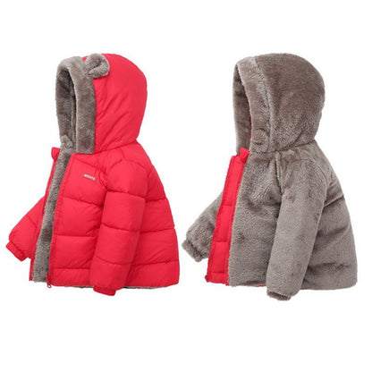 Chaqueta Infantil con Capucha Acolchada - ¡Confort y Protección!