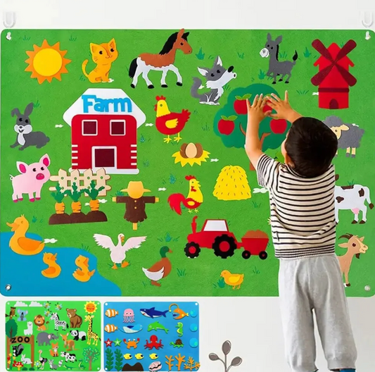 Mural Creativo Montessori